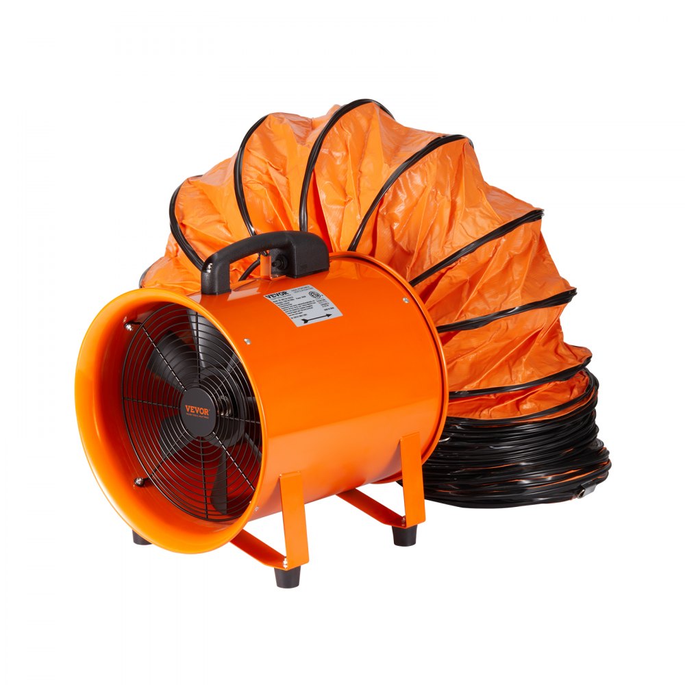 VENTILADOR DE VENTILAÇÃO PORTÁTIL INDUSTRIAL COM DUTO FLEXIVEL